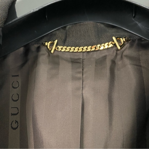 Gucci size EU 40 / US 2 Brown Wool and Silk Blazer - Picture 9 of 11